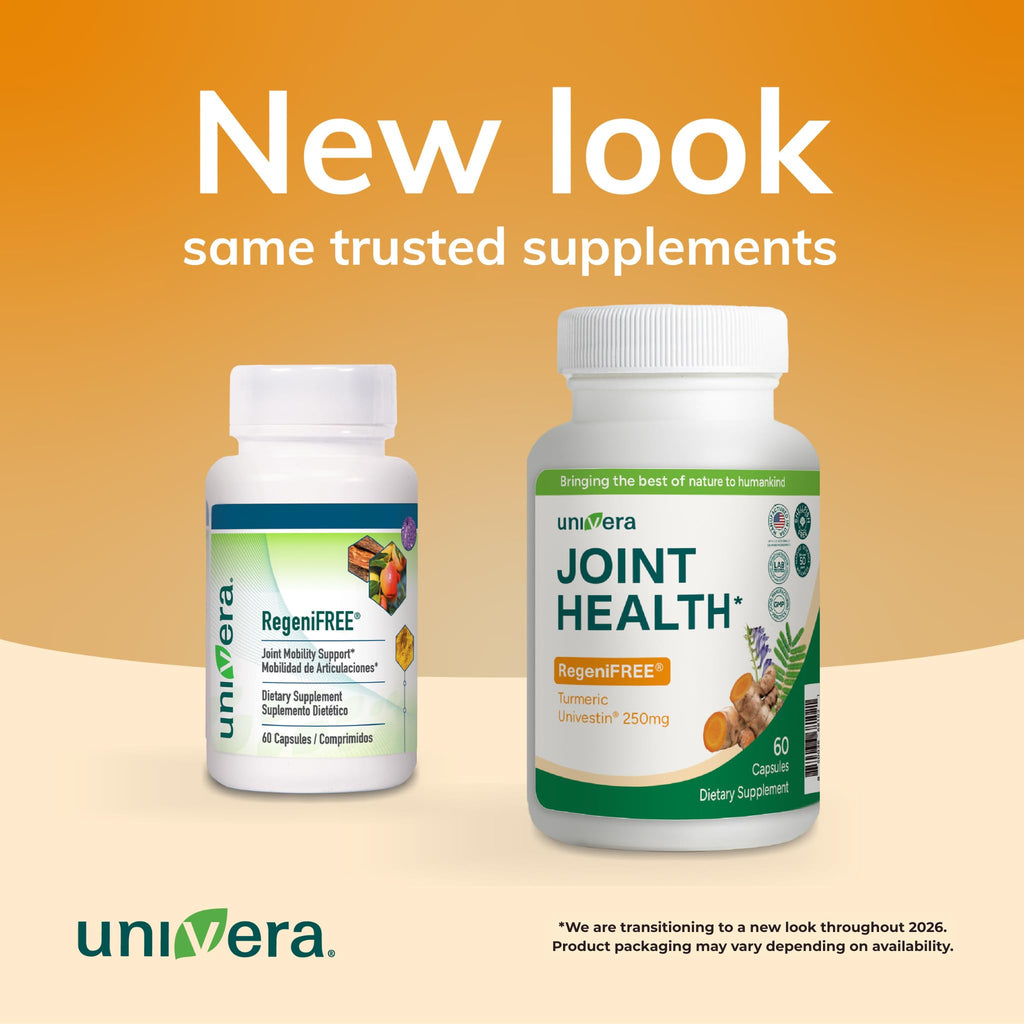 Univera RegeniFREE Turmeric Joint Supplement - 60 Vegetarian Capsules - image 2