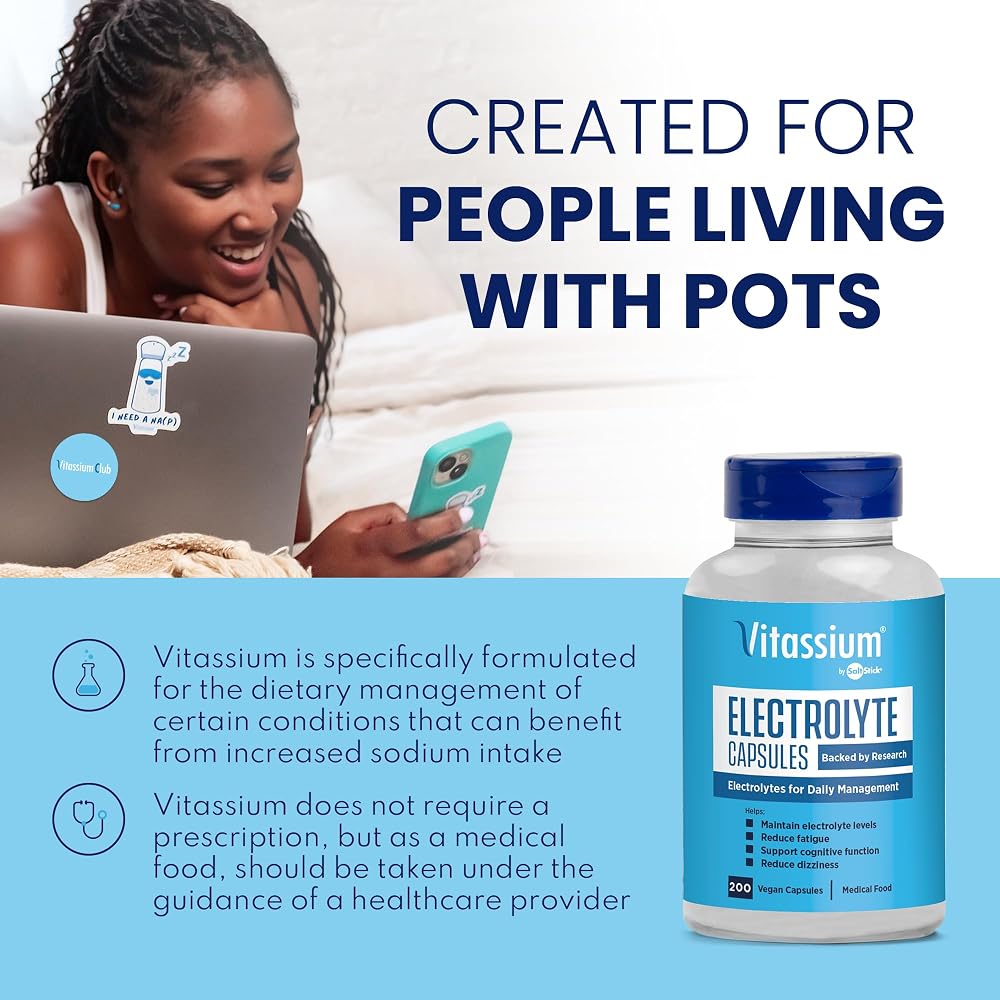 Vitassium Electrolyte Capsules - Electrolytes for Dietary Management