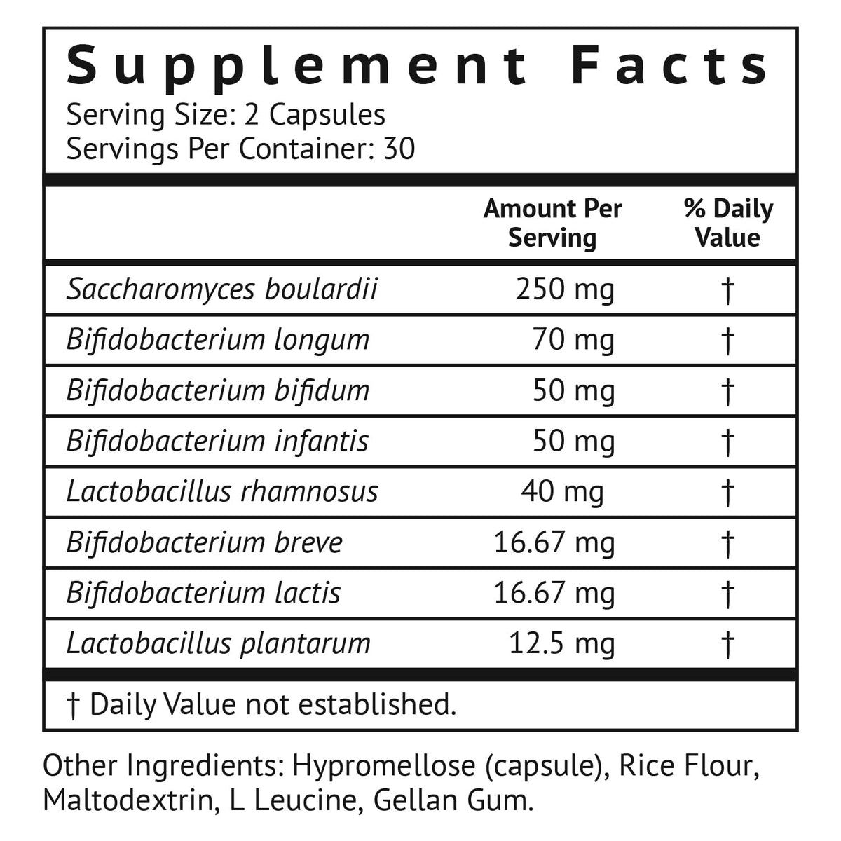 VitaMonk Low Histamine Probiotics for Gut Health - 60 Capsules - image 2