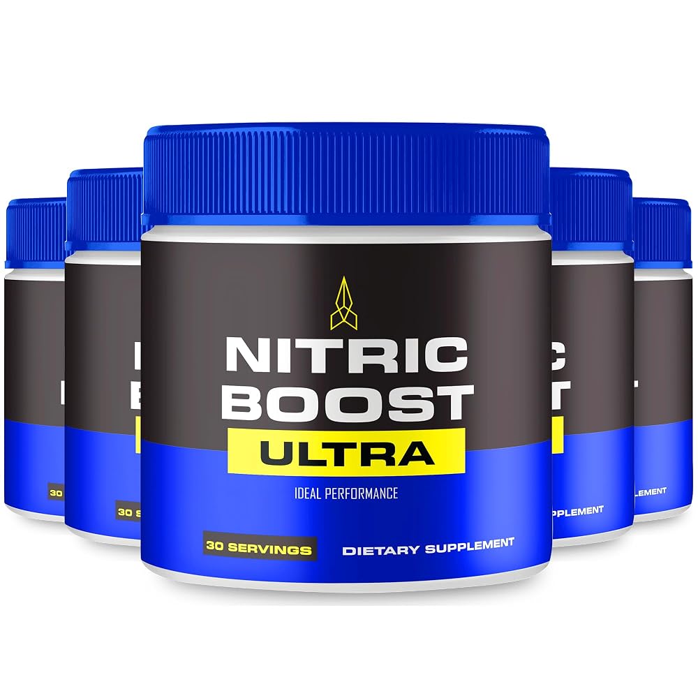IDEAL PERFORMANCE Nitric Boost Ultra Powder for Energy - 5 Pack