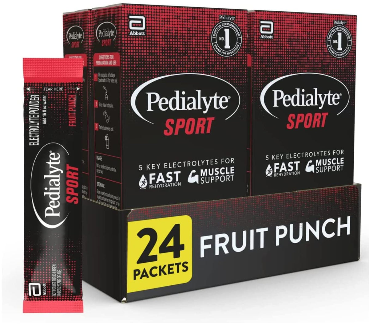 Pedialyte Sport Electrolyte Powder - 24 Packets
