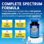 Vitalibre 10 in 1 Magnesium Complex, 420mg Elemental Magnesium