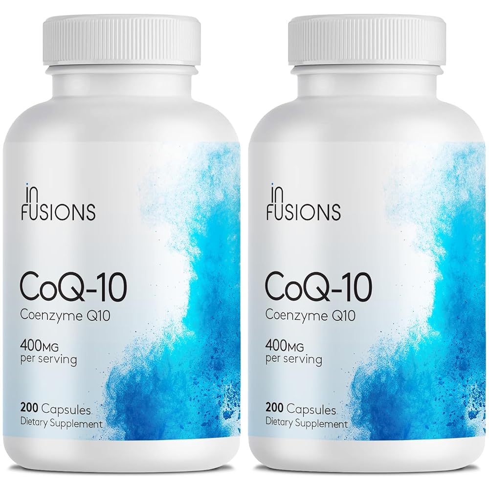 Infusions Pure Extra Strength CoQ10 400mg - 400 Capsules