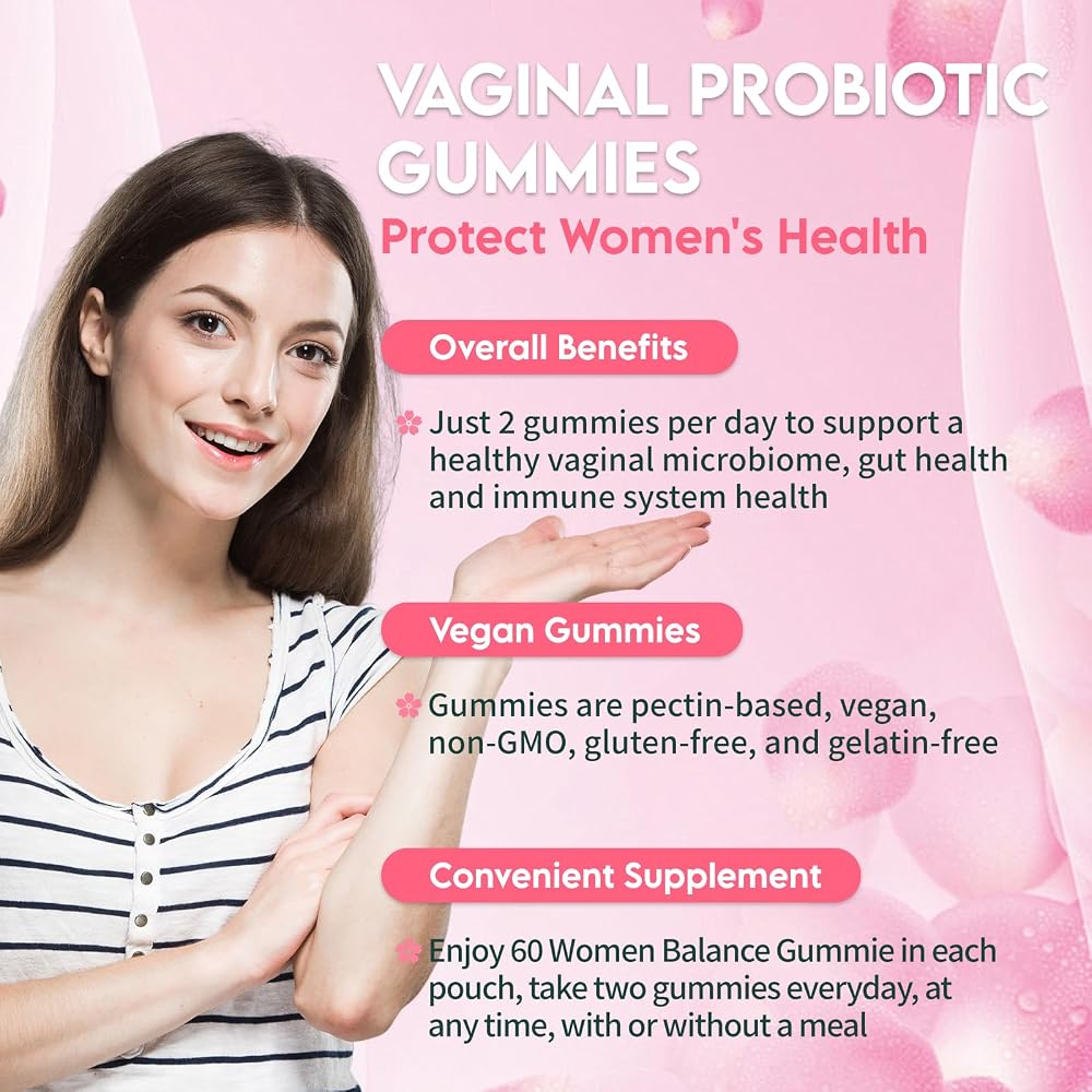 Airboy Vaginal Probiotic Gummies for Women, Pineapple - 60 Gummies - image 6