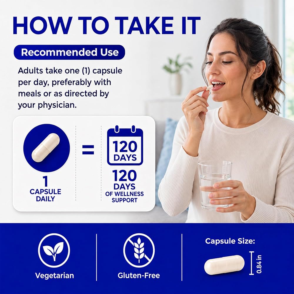 RAPHA HEALTH Magnesium Glycinate 500mg - 120 Capsules - image 3