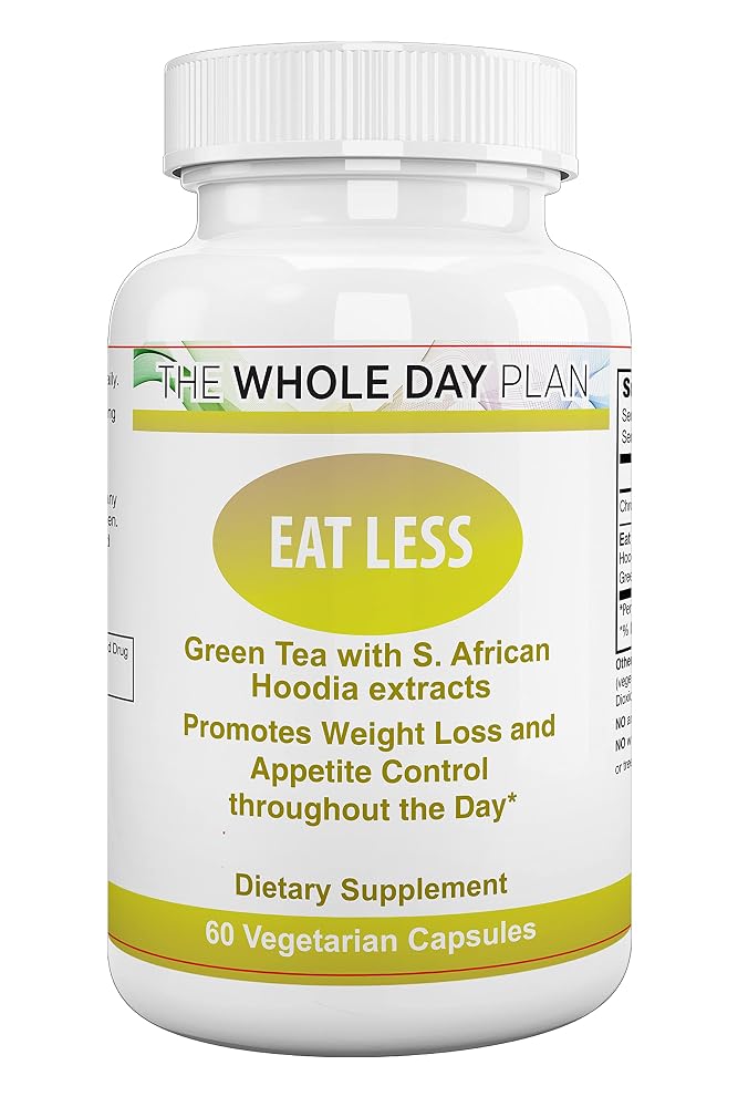 The WHOLE DAY Plan EAT LESS Appetite Suppressant - 60 Vegetarian Capsules