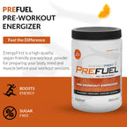 EnergyFirst PreFuel Vegan Pre-Workout Powder Orange - 30 Servings - image 2