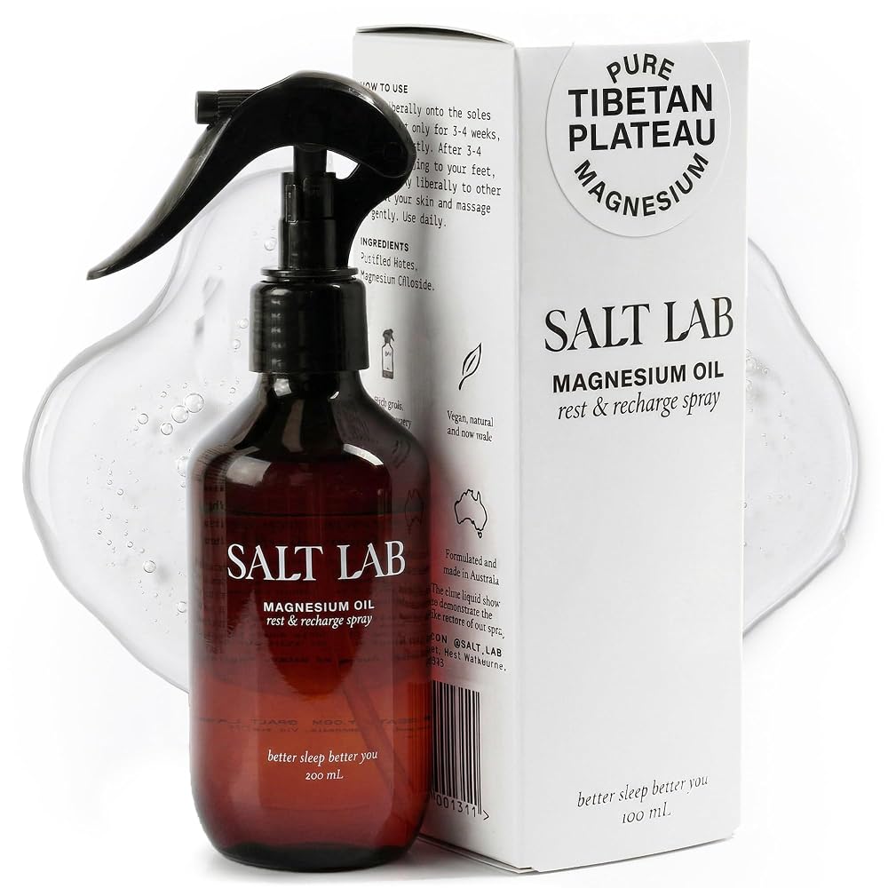 Salt Lab Magnesium Oil Spray for Sleep & Muscle Recovery - 6.8 Fl Oz