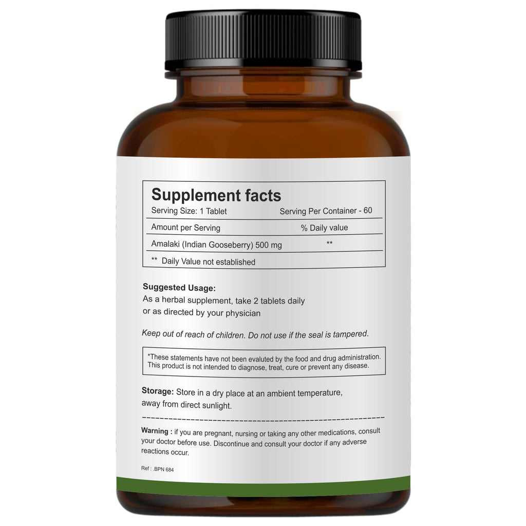Herb Essential Amla Tablets 500mg - 100 Tablets - image 4