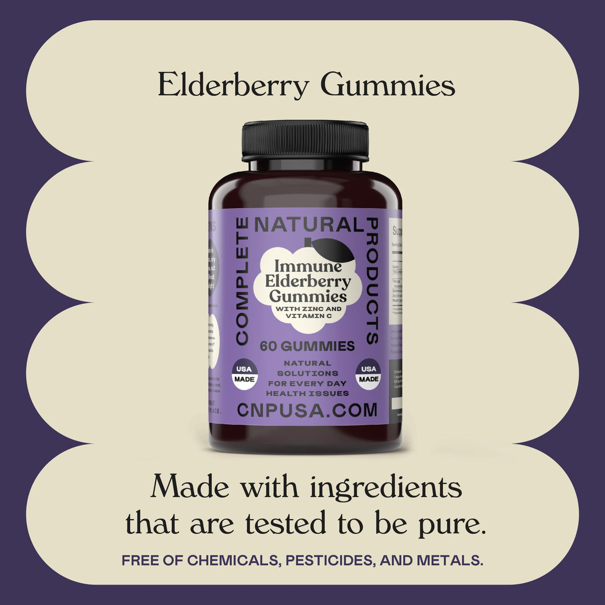 Complete Natural Products Elderberry Gummies with Zinc & Vitamin C - 60 Count - image 8