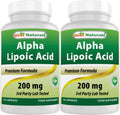 Best Naturals Alpha Lipoic Acid 200 Mg 120 Capsules