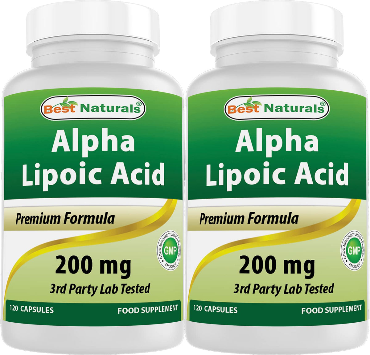Best Naturals Alpha Lipoic Acid 200 Mg 120 Capsules
