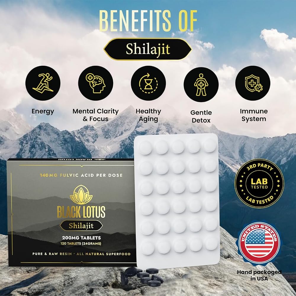 Black Lotus Shilajit Shilajit Tablets - image 3
