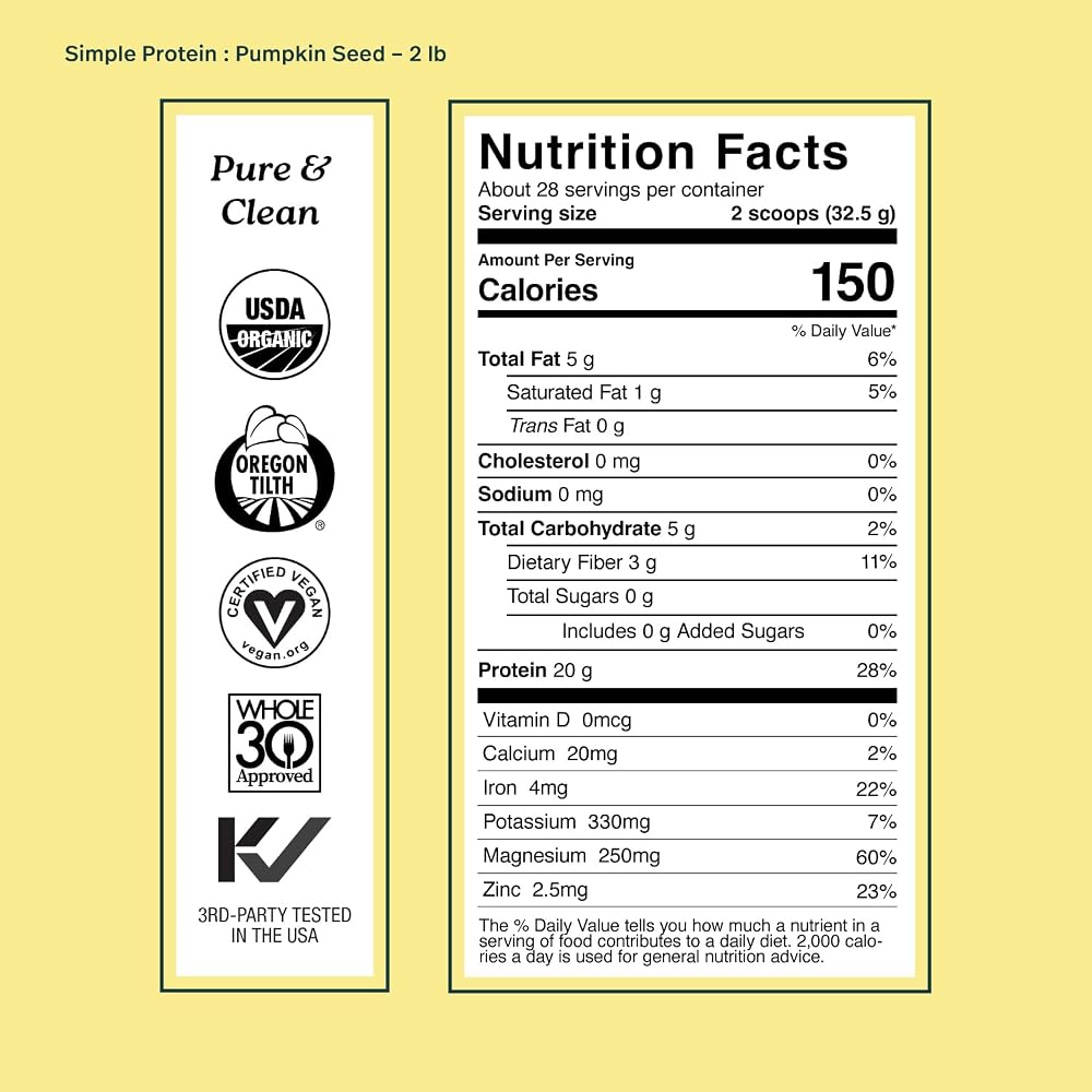 Sprout Living, Simple Protein, Organic Plant Protein Powder - image 6