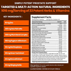 Simply Potent Saw Palmetto Prostate Health Support - 120 Capsules - image 2