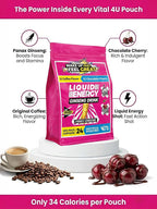 VITAL 4U Liquid Energy Shot Coffee & Chocolate Cherry - 24 ct - image 4