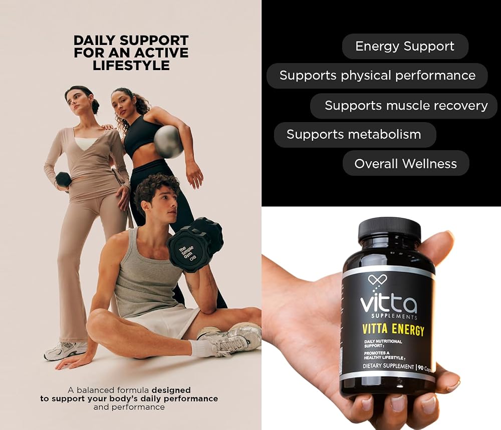 Vitta Supplements Vitta Energy Daily Nutritional Support - 90 Capsules - image 4