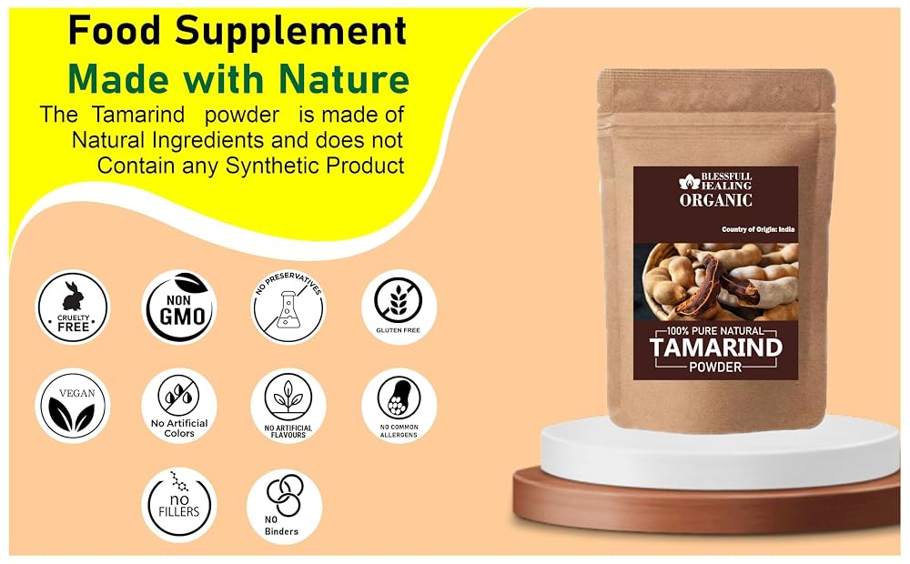 Blessfull Healing Organic Tamarind Powder 100% Pure - 300g - image 4