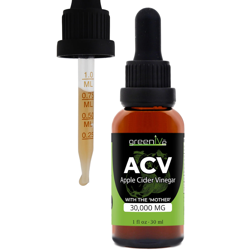 GreenIVe Apple Cider Vinegar Drops with The Mother - 1 fl oz