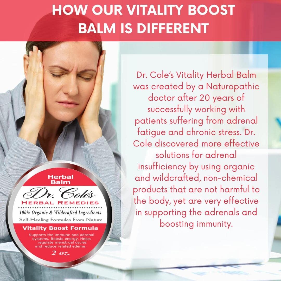 Dr. Cole's Organic Herbal Vitality Boost Balm - 2 oz - image 5