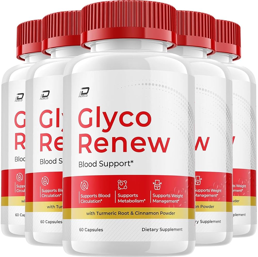 Indelo Glyco Renew Advanced Supplement - 300 Capsules