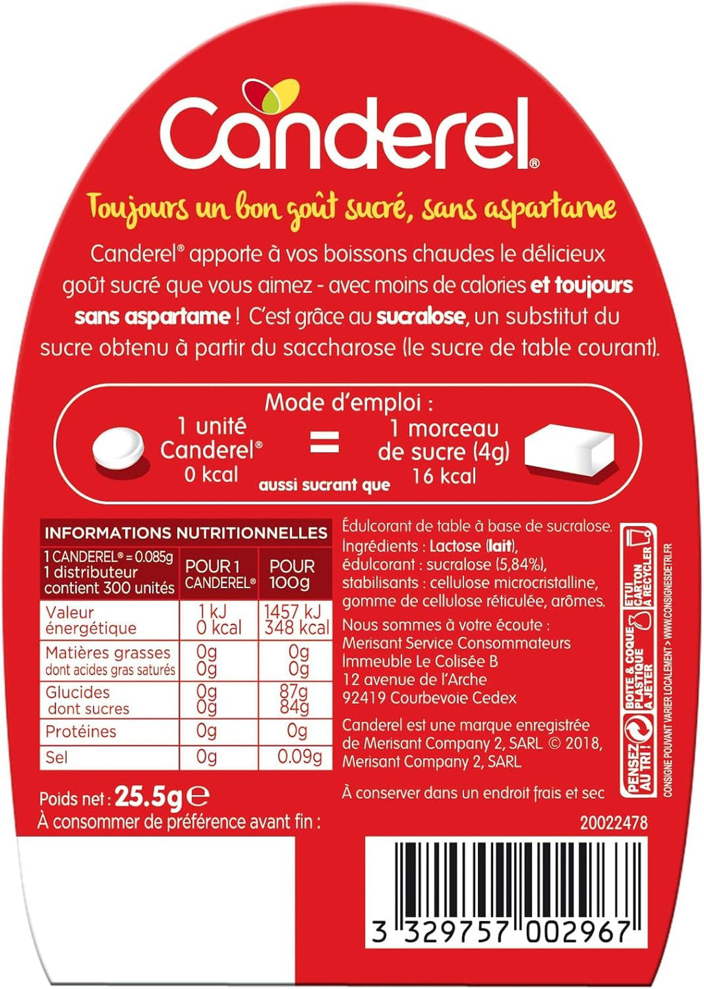 Canderel Sucralose Tablets Dispenser - 300 Tablets - image 2