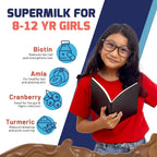 Generic SuperMilk Kids Protein Powder for Girls 8-12y Growth - 400g - image 2