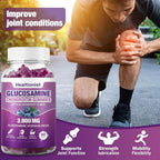 Healtionist Glucosamine Chondroitin Gummies with MSM & Elderberry - 120 Count - image 4