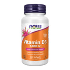 NOW Vitamin D-3 1,000 IU Structural Support - 360 Softgels