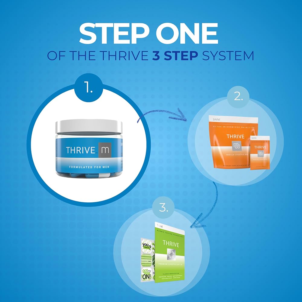 Le-Vel Thrive M Premium Lifestyle Capsules for Men - 60 Capsules - image 6