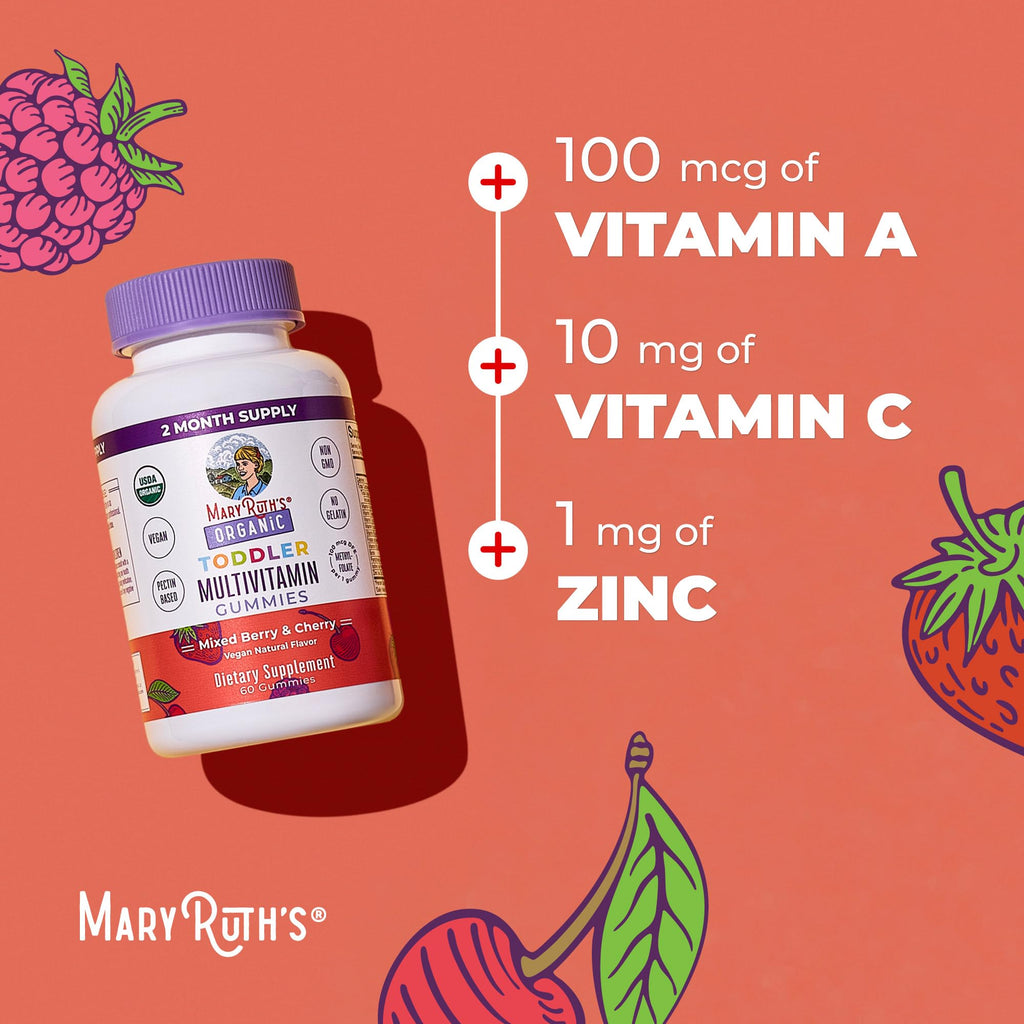MARYRUTH'S Organic Toddler Multivitamin Gummies - 60 Count - image 7