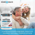 Staver Health Saffron Extract 88.5 mg Mood Balance - 60 Vegetarian Capsules - image 4
