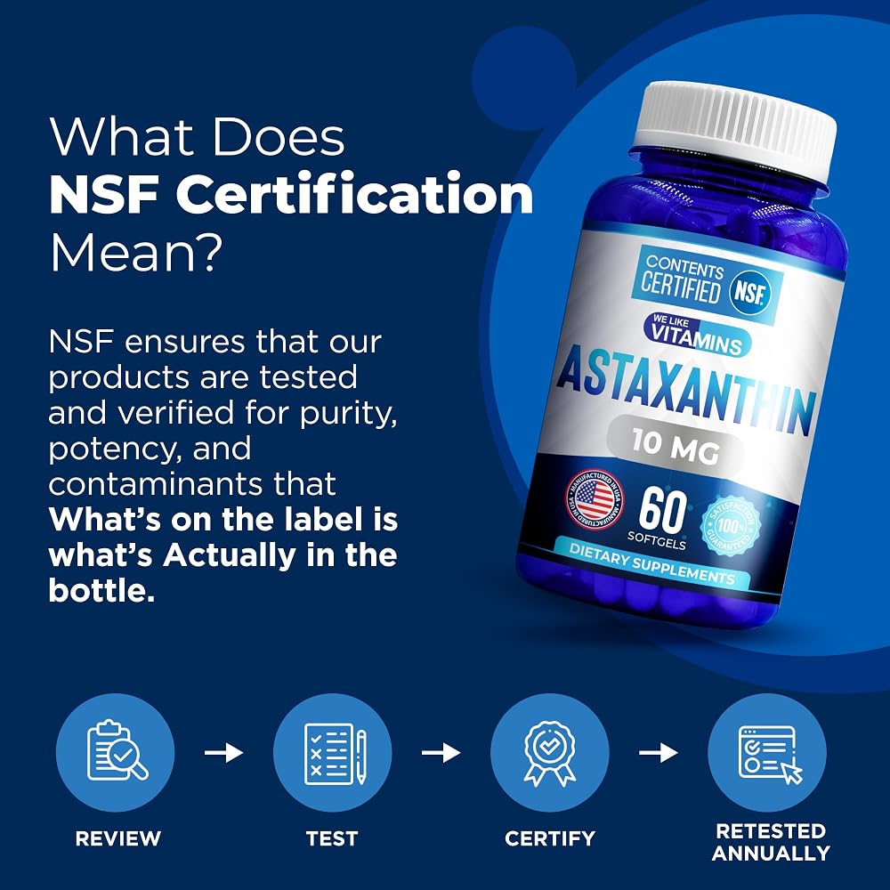 We Like Vitamins Astaxanthin 10mg - 60 Softgels - image 2