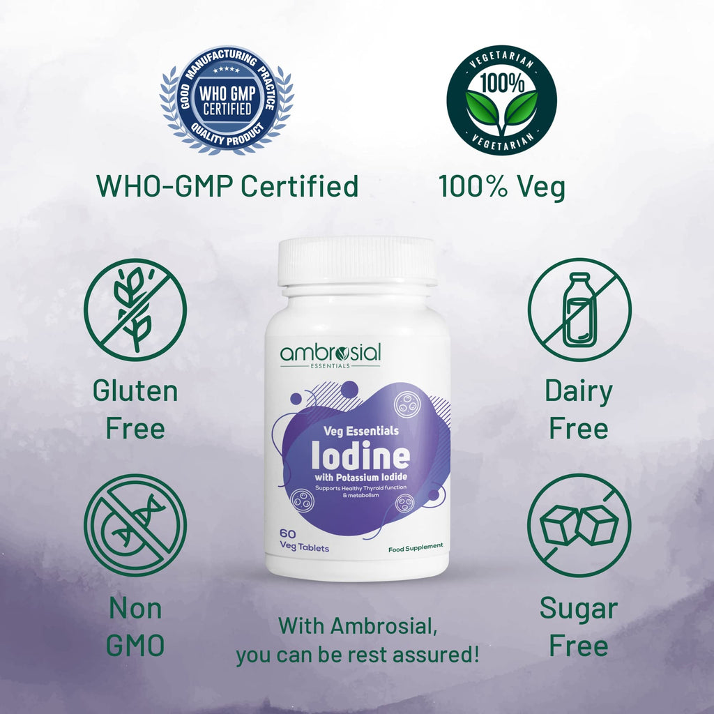 Ambrosial Iodine 5000mcg Tablets - 60 Count - image 4