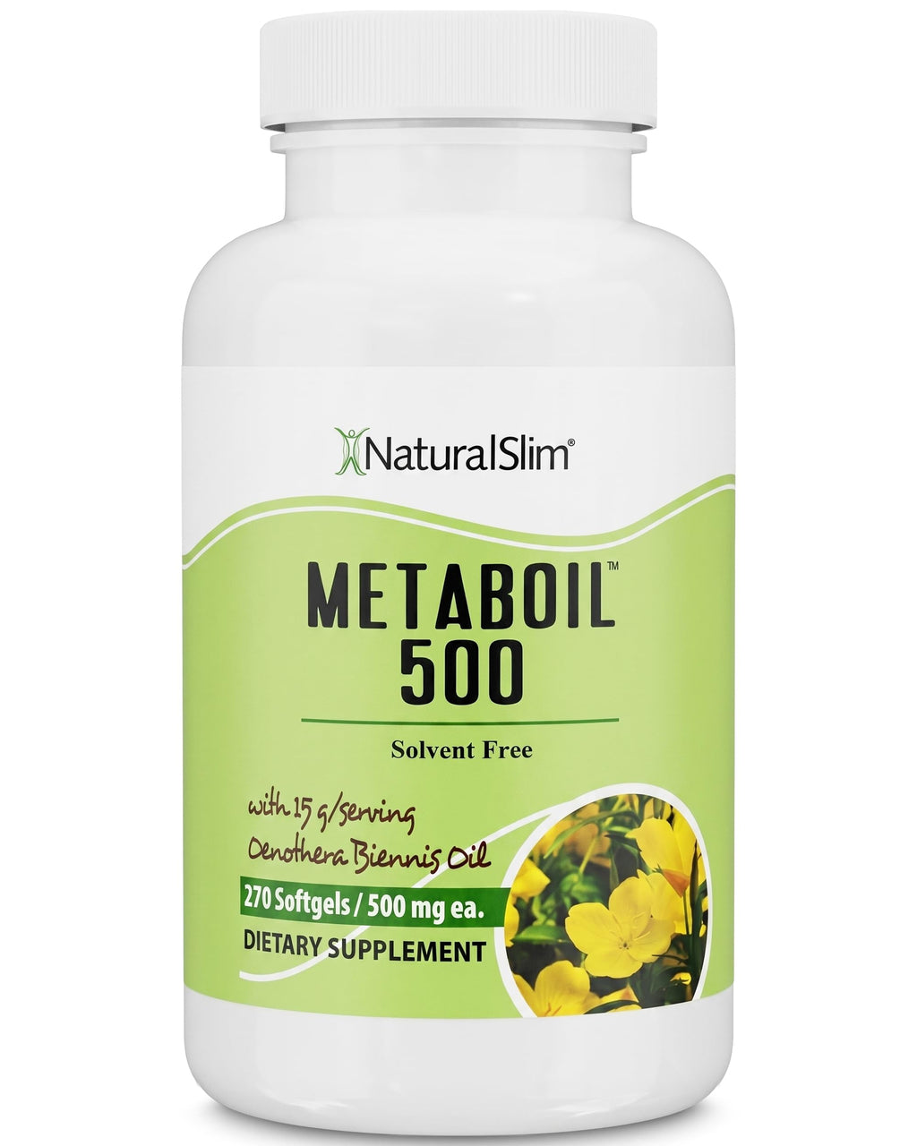 NaturalSlim Metaboil Evening Primrose Oil GLA - 270 Softgels