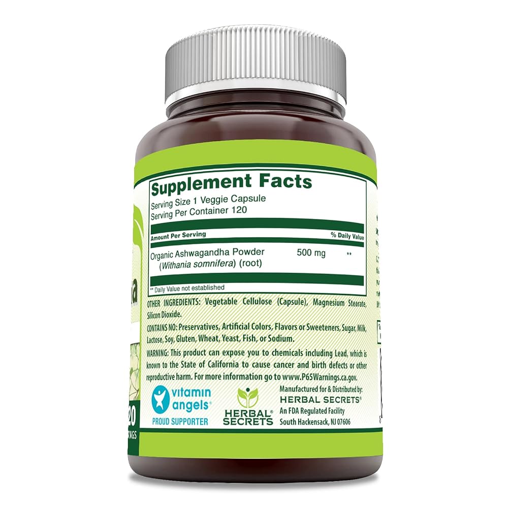 Herbal Secrets Ashwagandha Extract Supplement