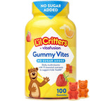 Lil Critters Kids Multivitamin Plus Fiber Gummies No Sugar Added - 100 Count