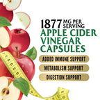 Nature's Peak Apple Cider Vinegar 1877mg Per Serving - Vitamin D3