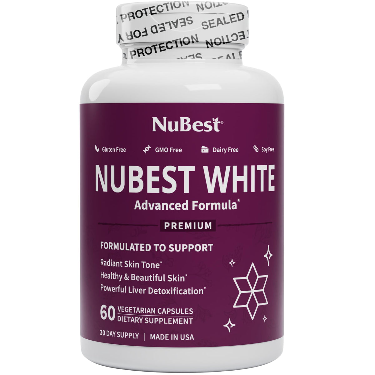 NuBest White Glutathione 400mg Skin Brightening Supplement - 360 Capsules - image 8