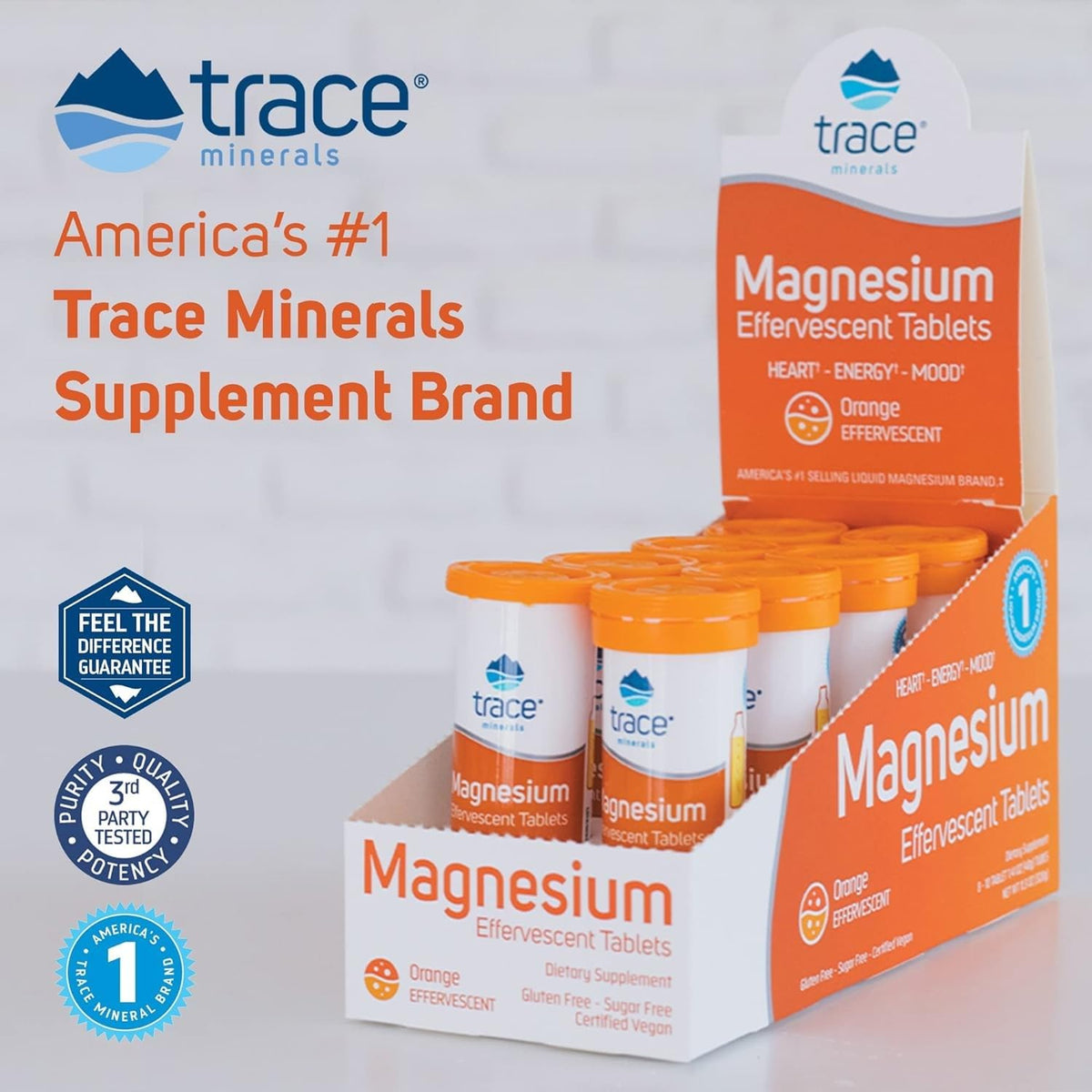 Trace Minerals Magnesium Effervescent - Bone & Circulatory Health