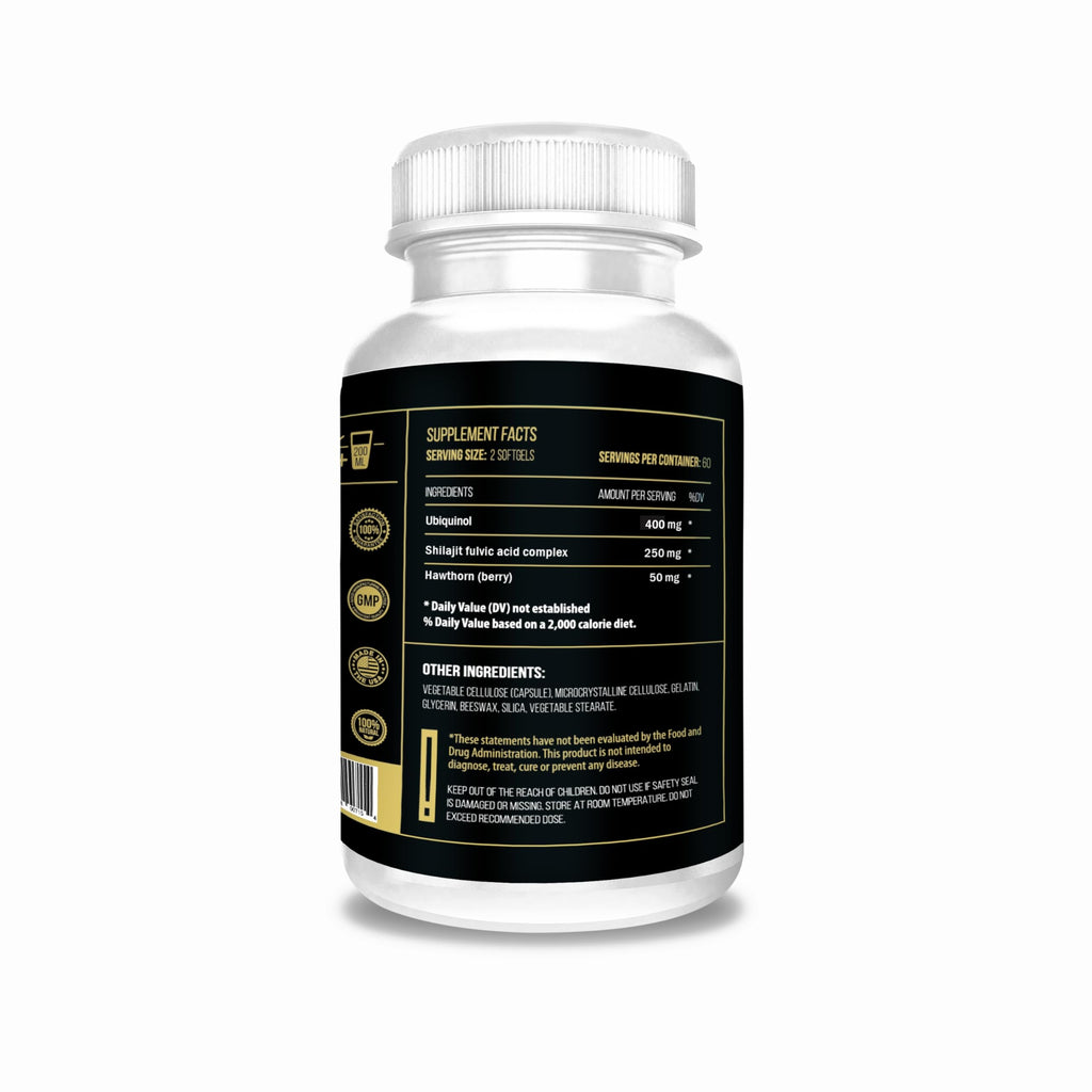 ACTIF Super Ubiquinol CoQ10 200mg Mitochondrial Support - 120 Softgels - image 2