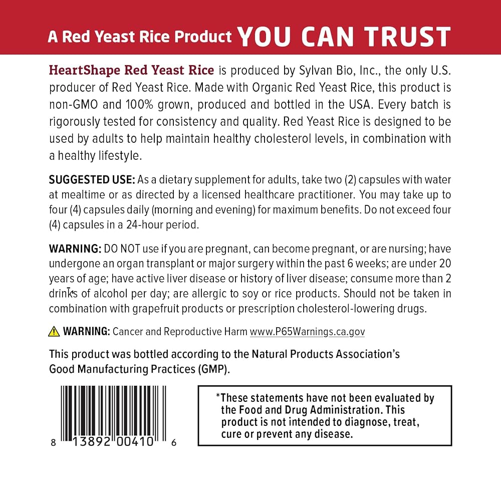 HeartShape OTC Red Yeast Rice - image 4