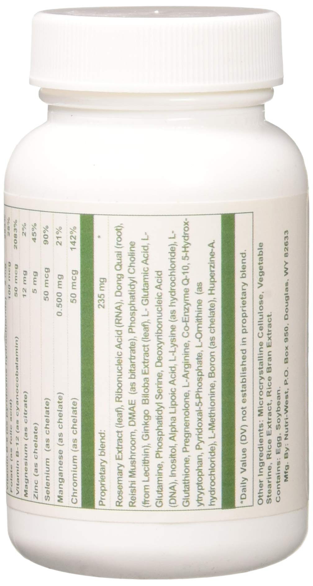 Nutri-West Total Brain - 90 Tablets - image 2