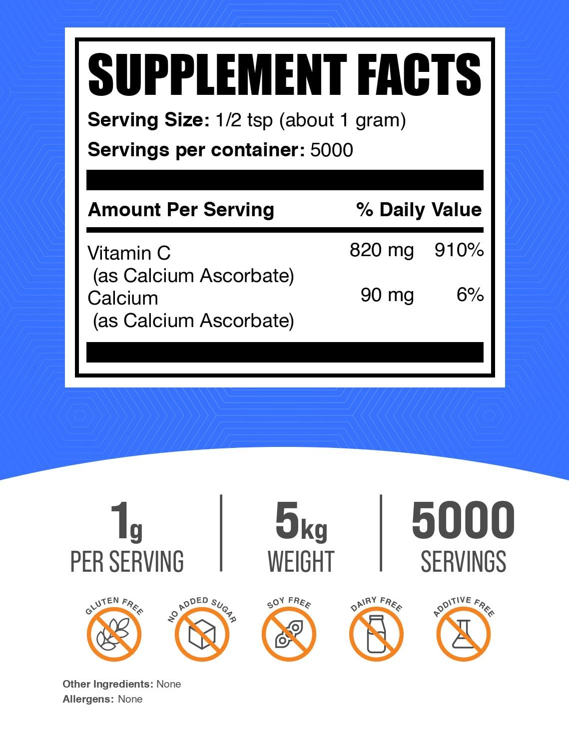 BulkSupplements.com Calcium Ascorbate Powder