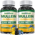 Simhould Mullein Gummies 3000mg for Respiratory Support - 120 Count