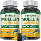 Simhould Mullein Gummies 3000mg for Respiratory Support - 120 Count