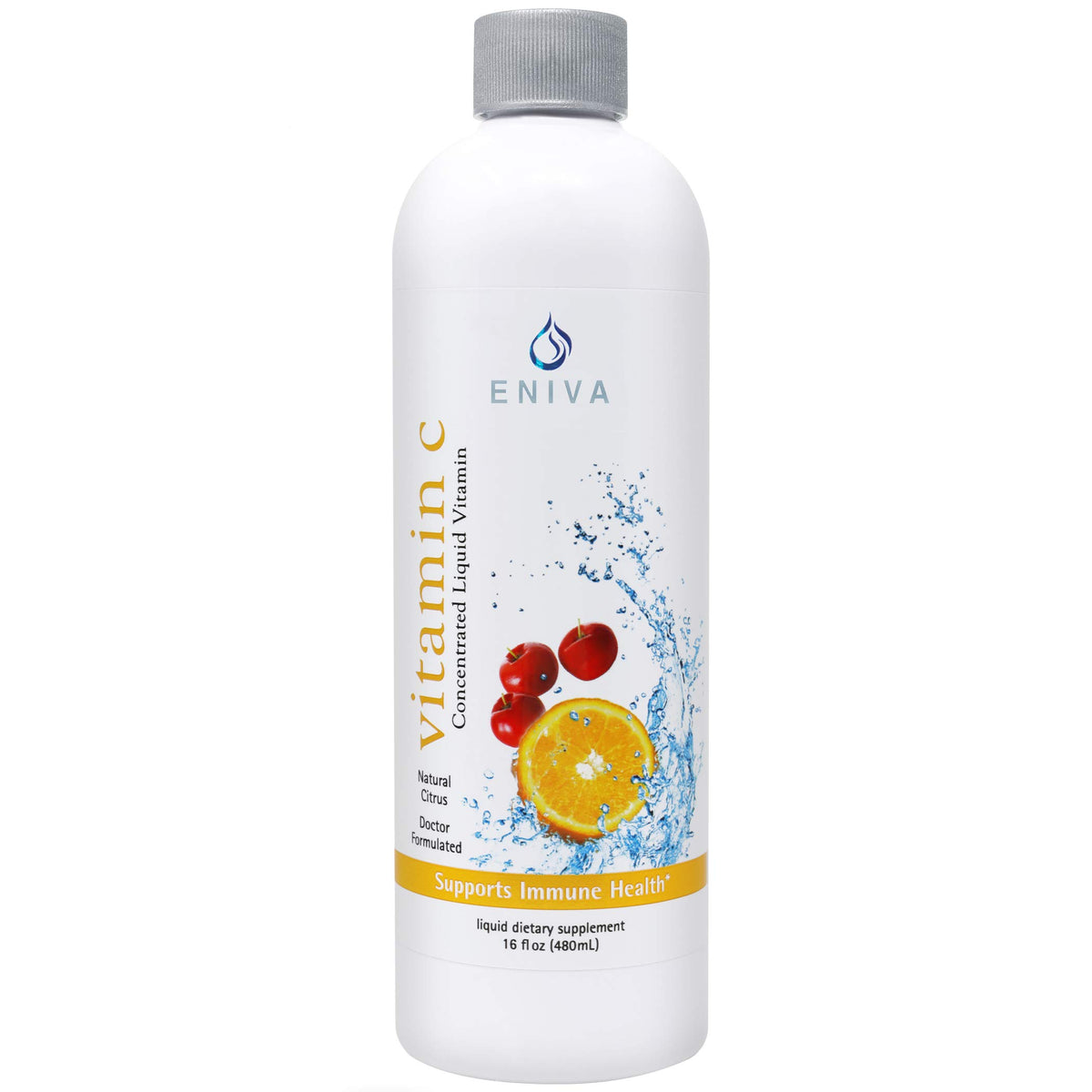 Eniva Liquid Vitamin C Immune Formula Orange Citrus - 16 Fl Oz