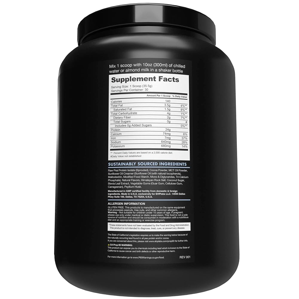 BLESSED Vegan Protein Powder Plant Based Pea Protein - 30 Servings - image 7