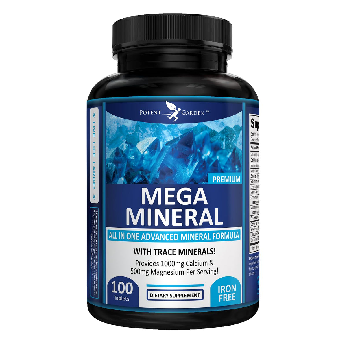Potent Garden Mega Mineral Supplement - 100 Capsules