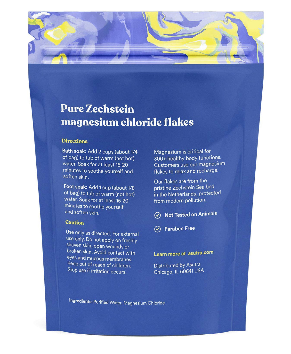 Asutra Magnesium Chloride Flakes for Bath